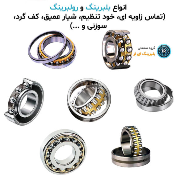 انواع بلبرینگ و رولبرینگ در بلبرینگ آی آر